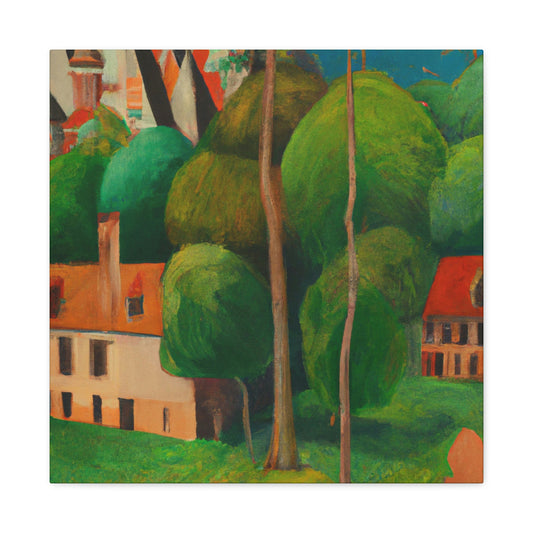 "Old Tudor Homestead" - Canvas