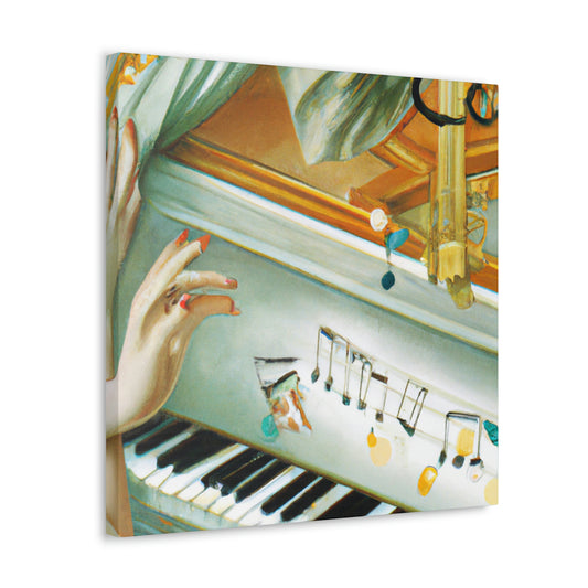 "Piano in the Clouds" - Canvas