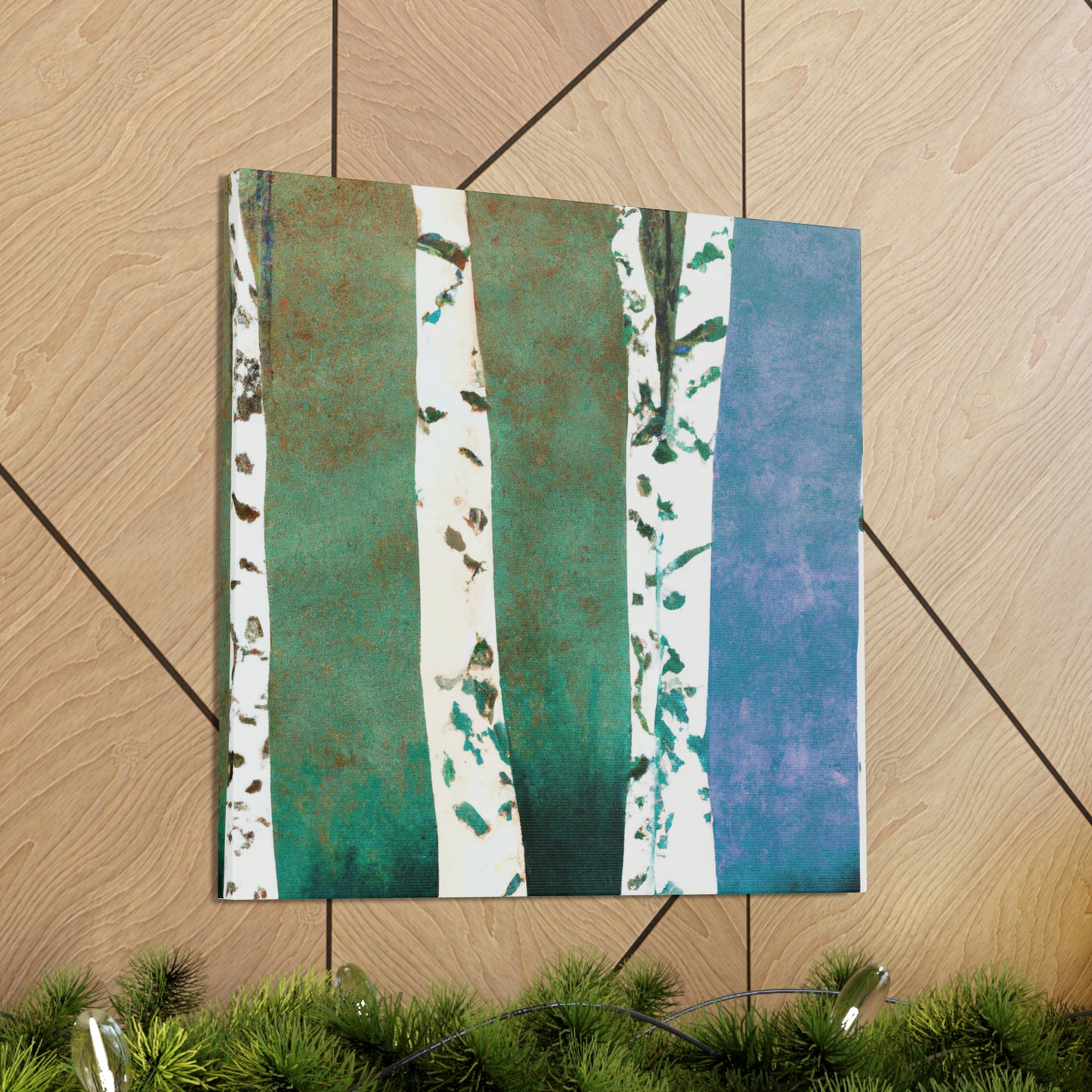 Birch Trees in Bloom - Canvas