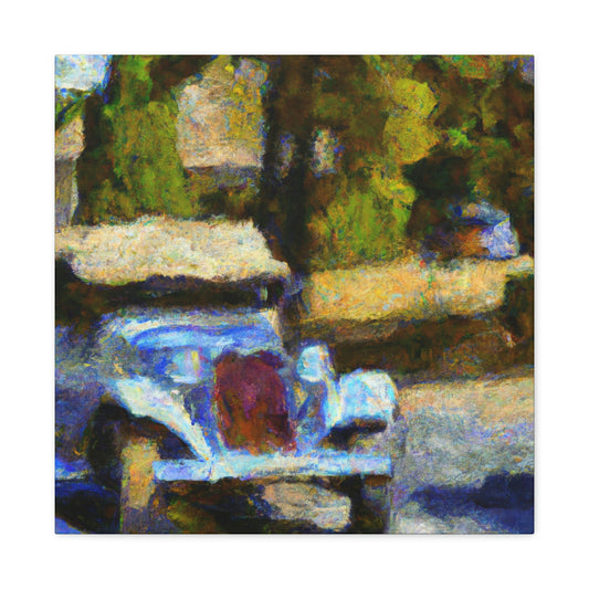 "Car in Impressionism" - Canvas