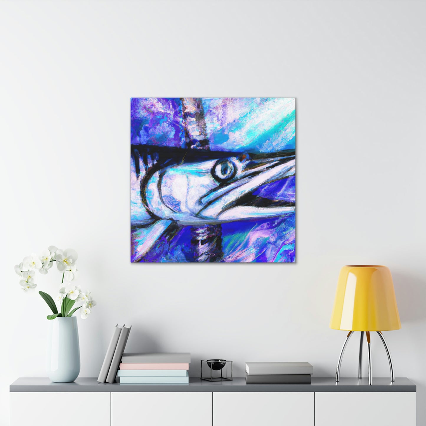 "Barracuda in Expressionism" - Canvas