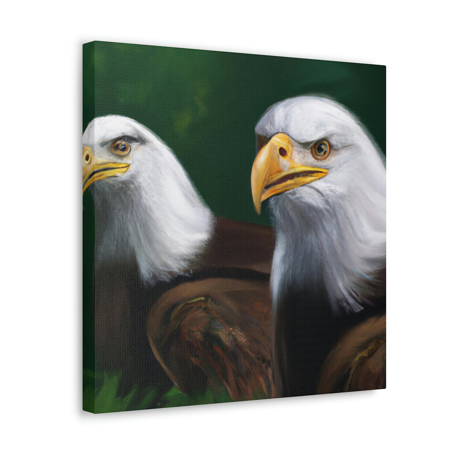 Bald Eagles in Flight - Canvas