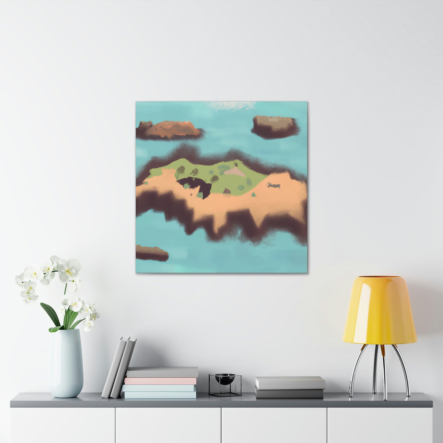 Tropical Island Oasis - Canvas