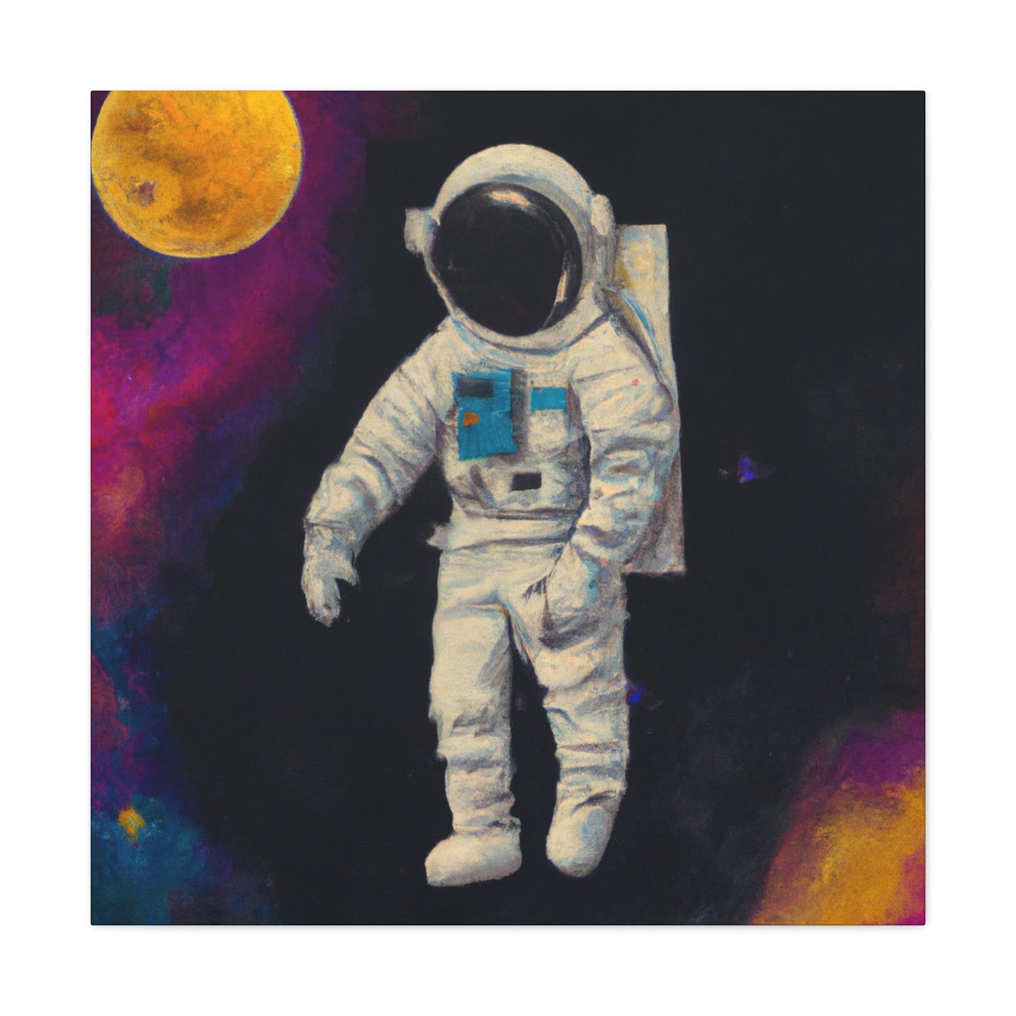 Modern Spacesuit Exploration - Canvas