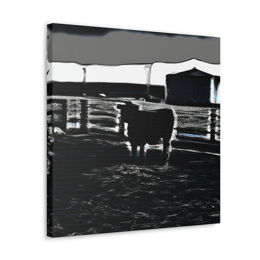 Black Angus Majesty - Canvas