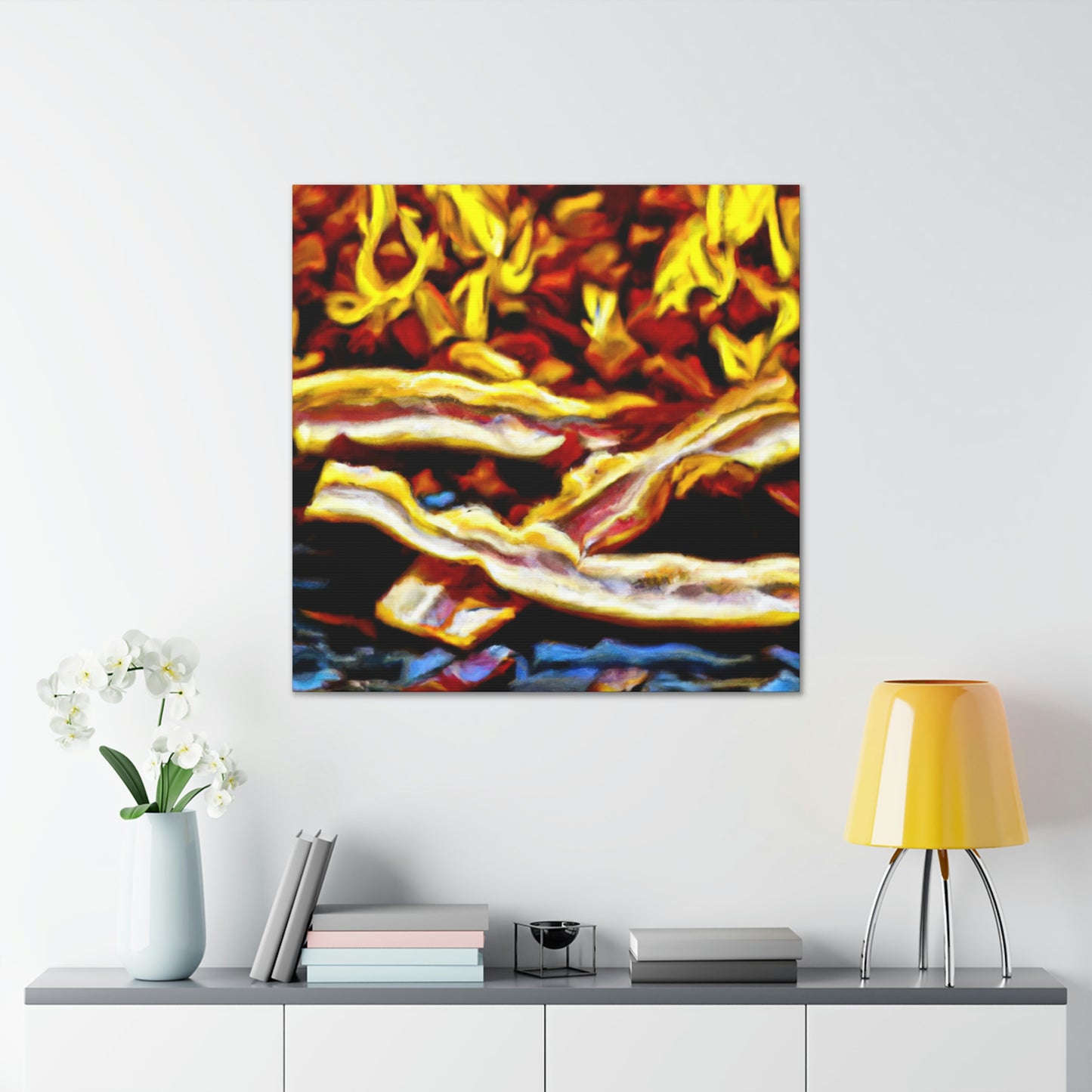 Bacon in Abstract Form - Canvas