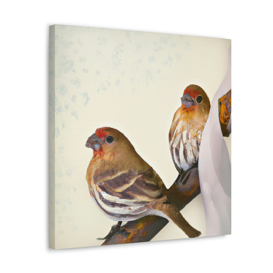 "Finch Home in Deco" - Canvas