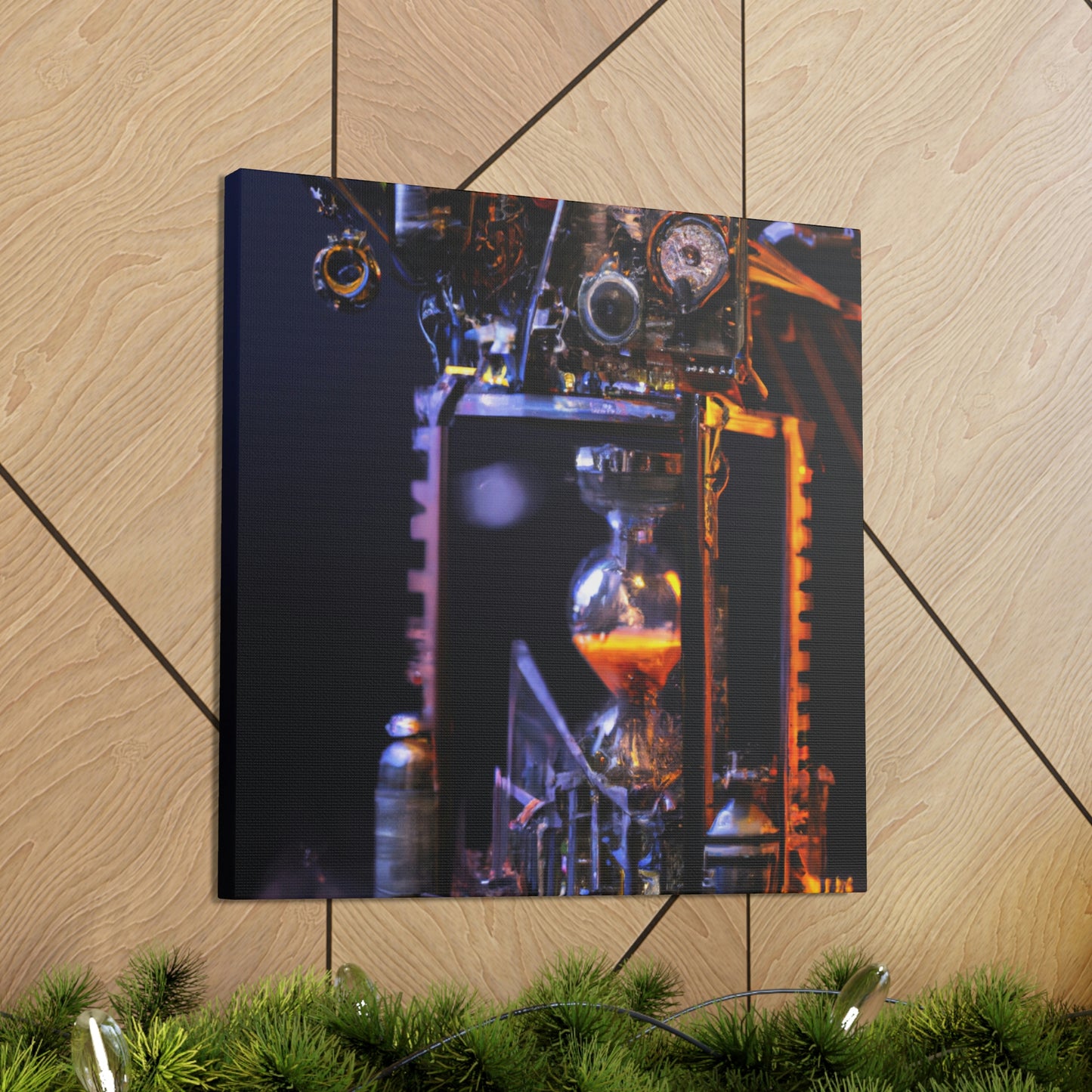 Mechanical Time Machine Art - Canvas