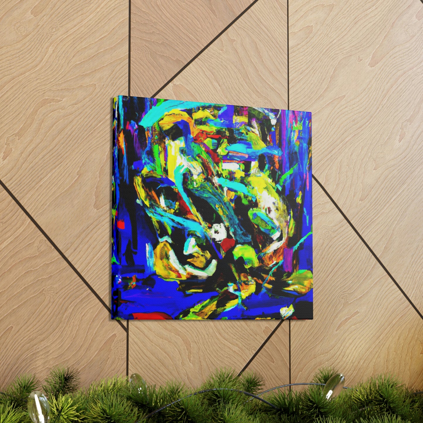 A Blue Symphony Breezes - Canvas