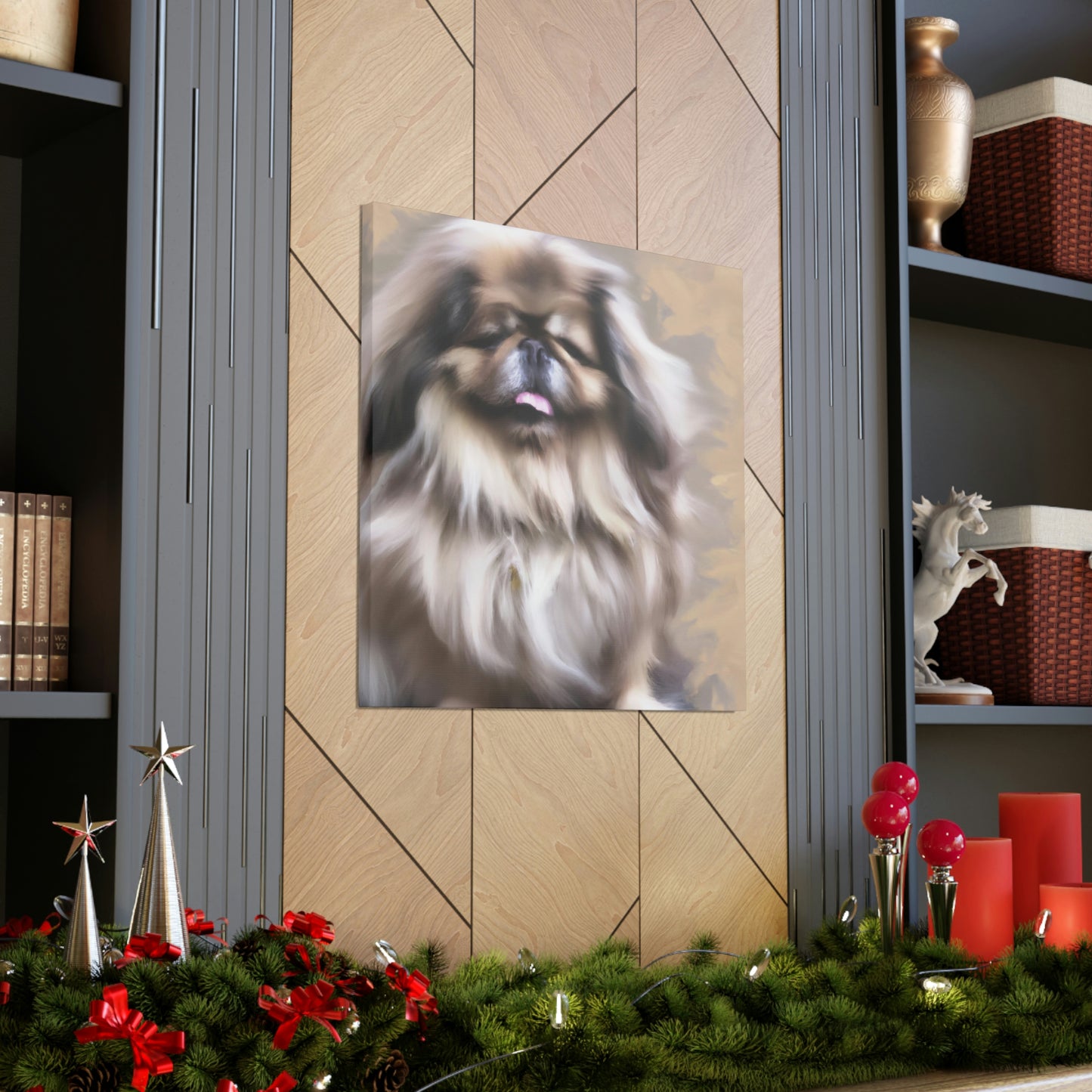 "Pekingese at Playtime" - Canvas