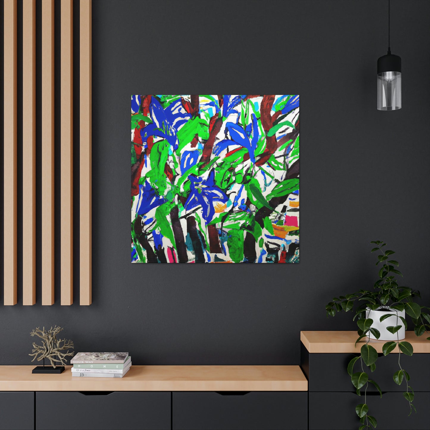 Lily's Abstraction Myth - Canvas