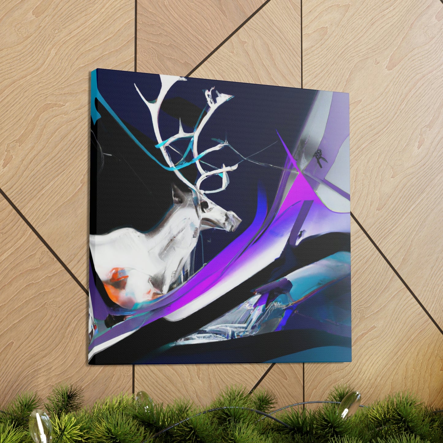 Reindeer in Winterland - Canvas