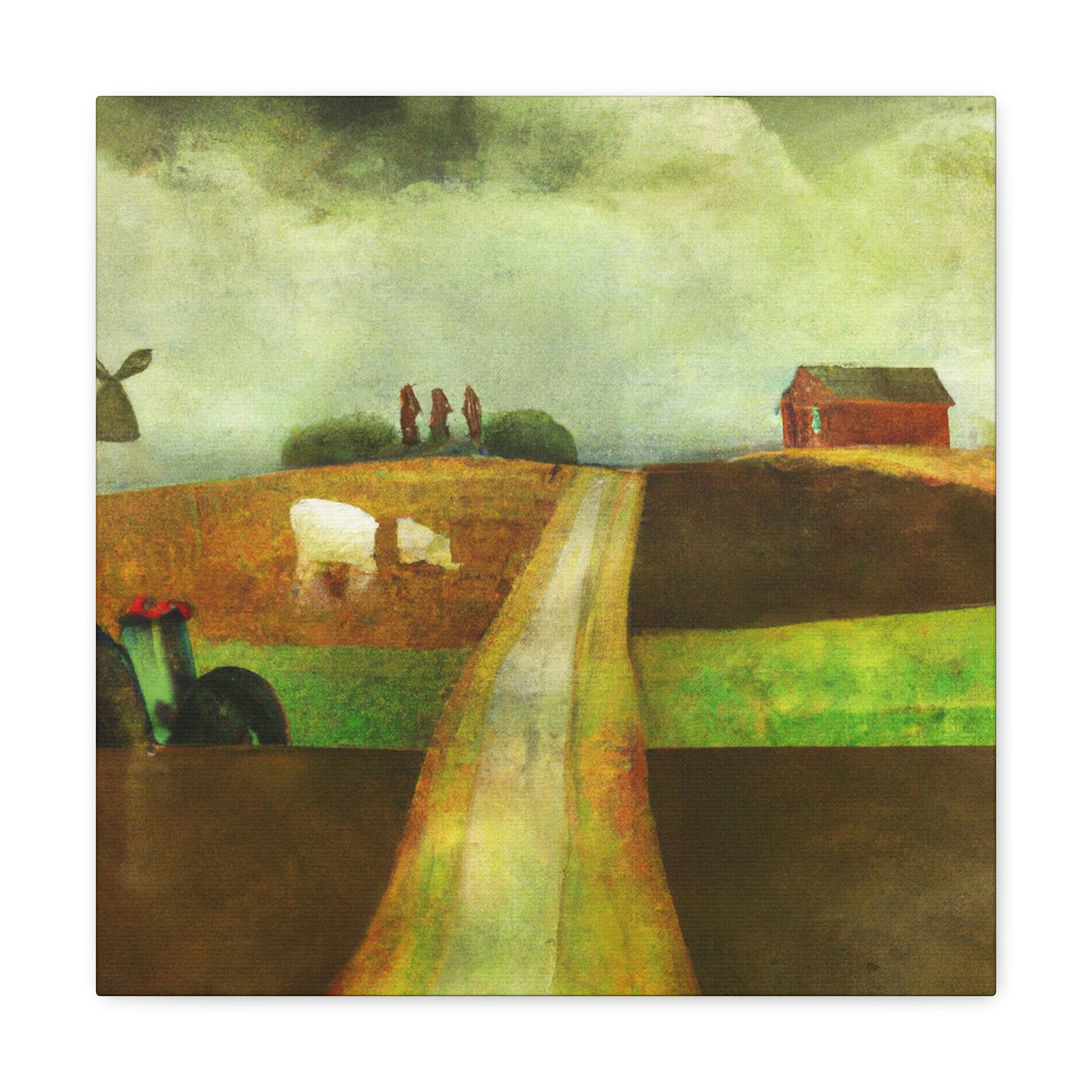 Country Road Dreamscape - Canvas