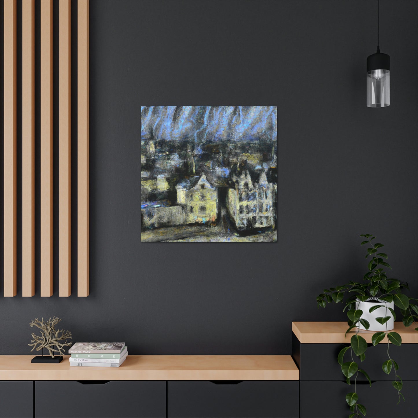 "Victorian Dreamscape Portrayal" - Canvas