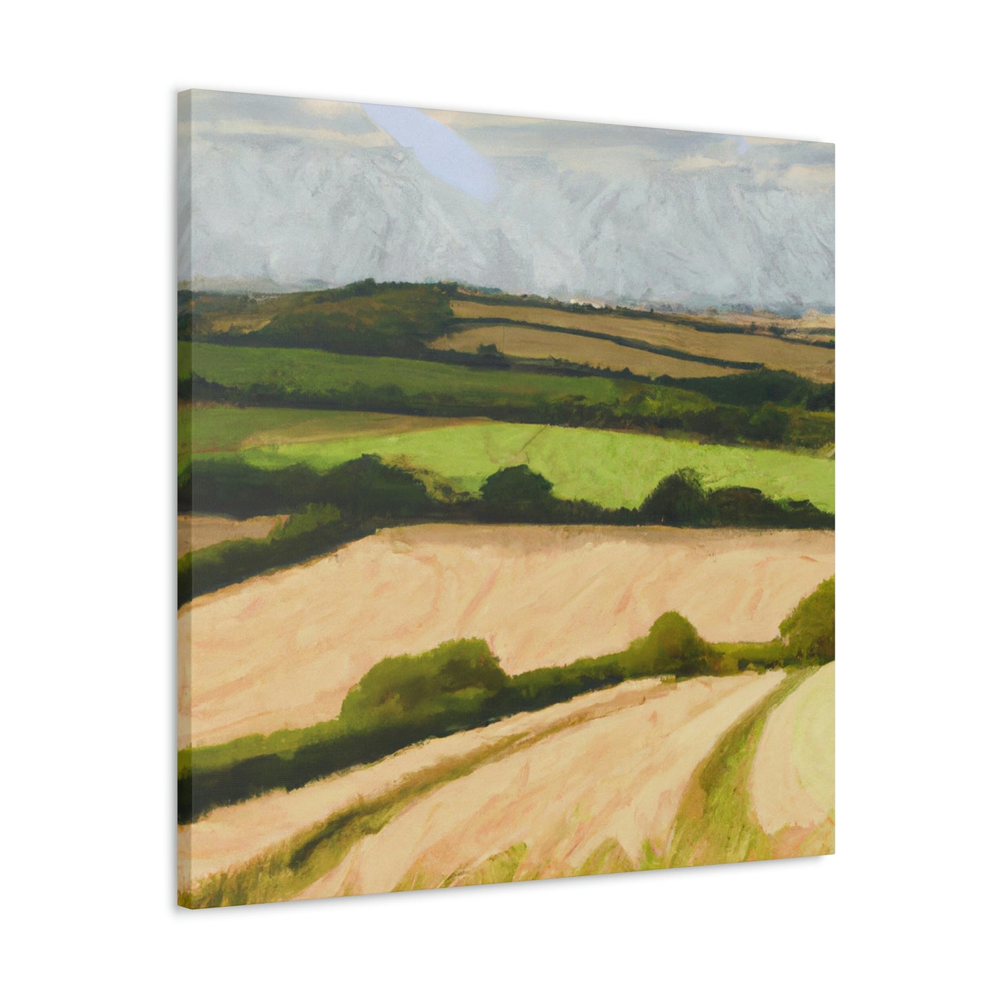 Harvesting the Fields - Canvas