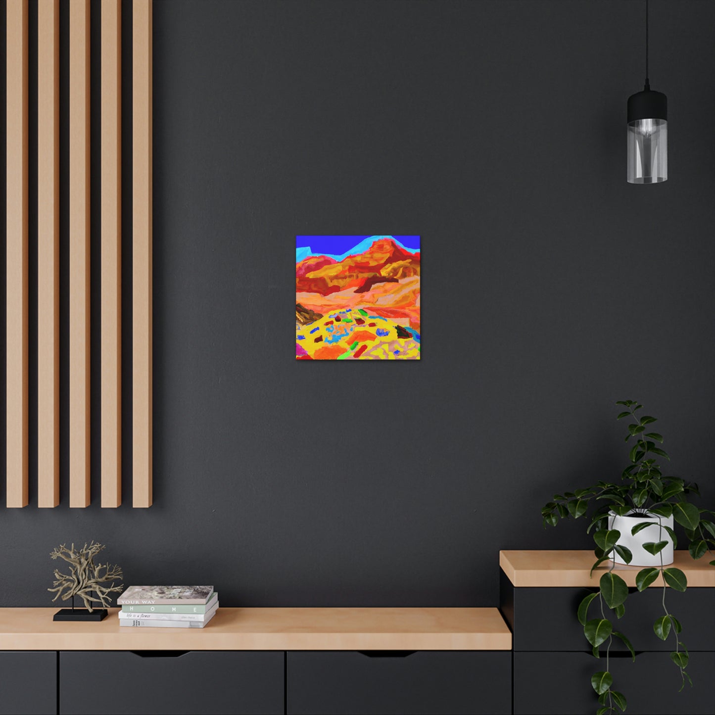 Desert of Colorful Hues - Canvas