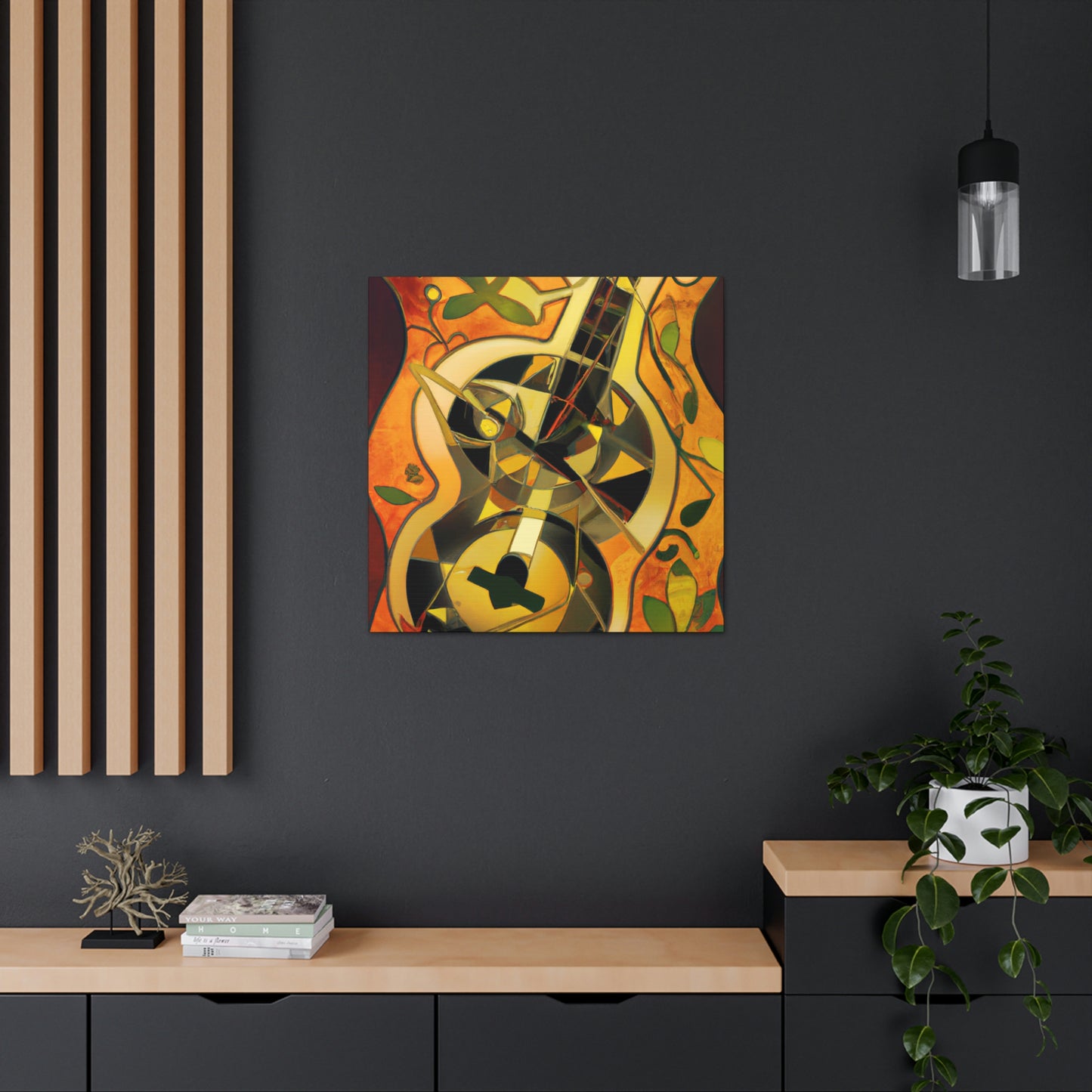 "Mandolin Melody Picture 1920's" - Canvas