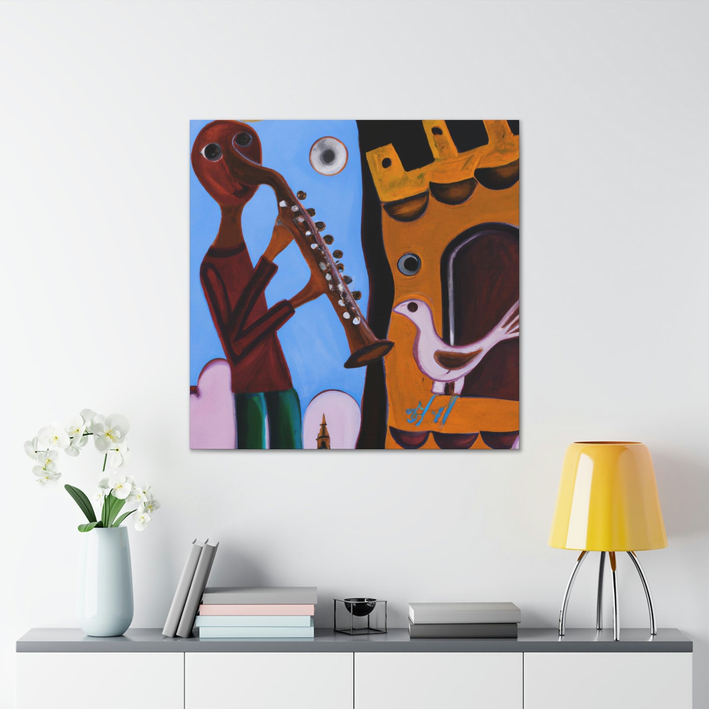 "Flutes of Fantasia" - Canvas