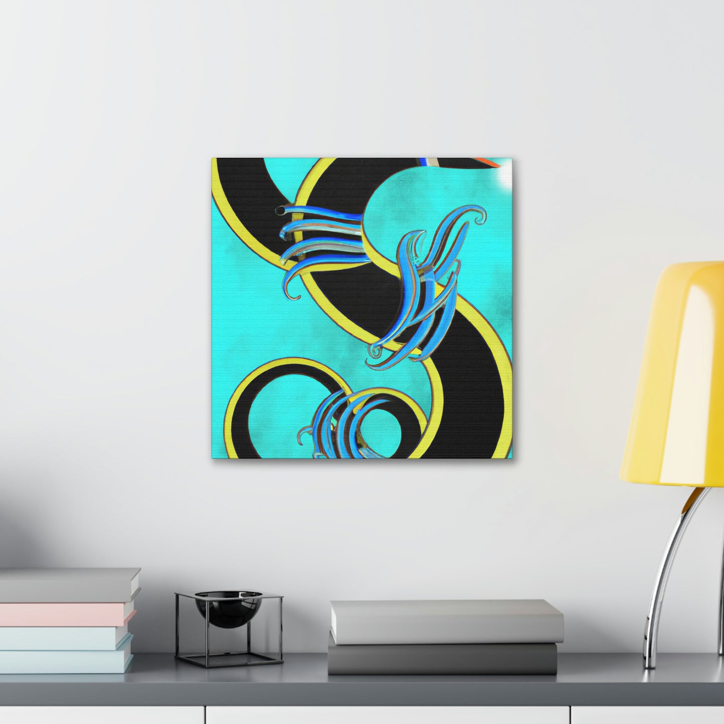 "Eel in Art Deco" - Canvas