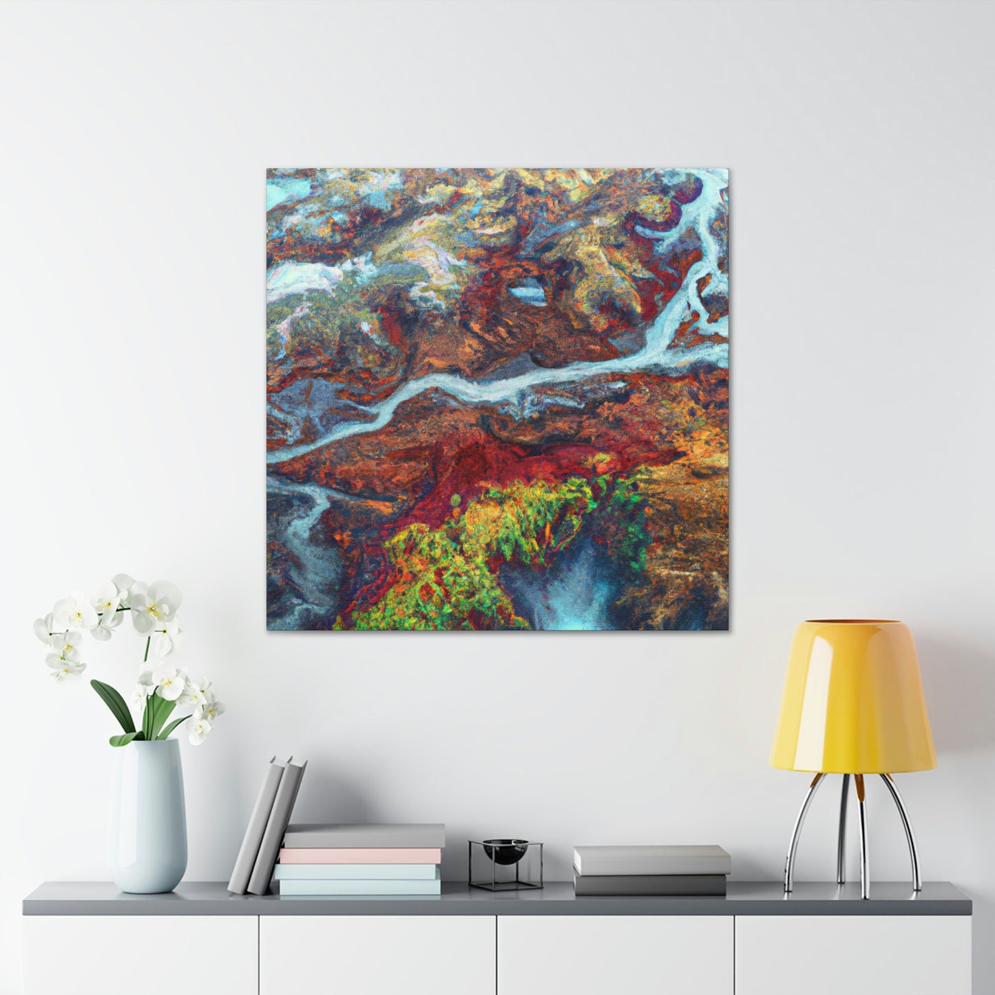 "Tundra's Frozen Moment" - Canvas