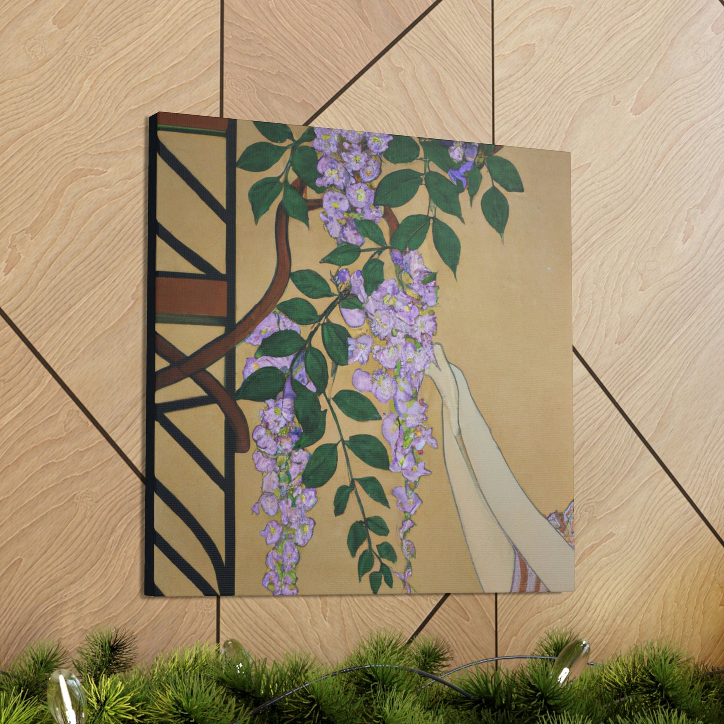 "Wisteria's Lavish Luster" - Canvas