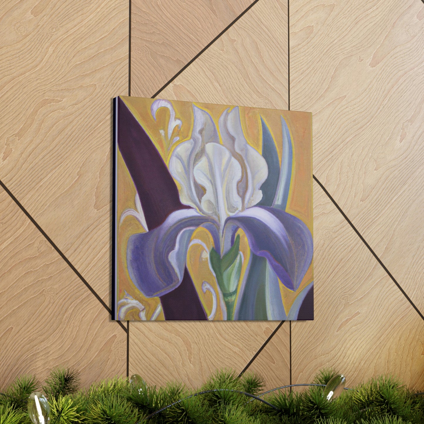 "Iris' Stylized Splendor" - Canvas