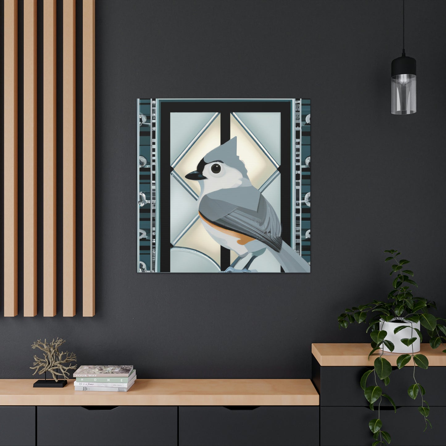 "Tufted Twenties Titmouse" - Canvas