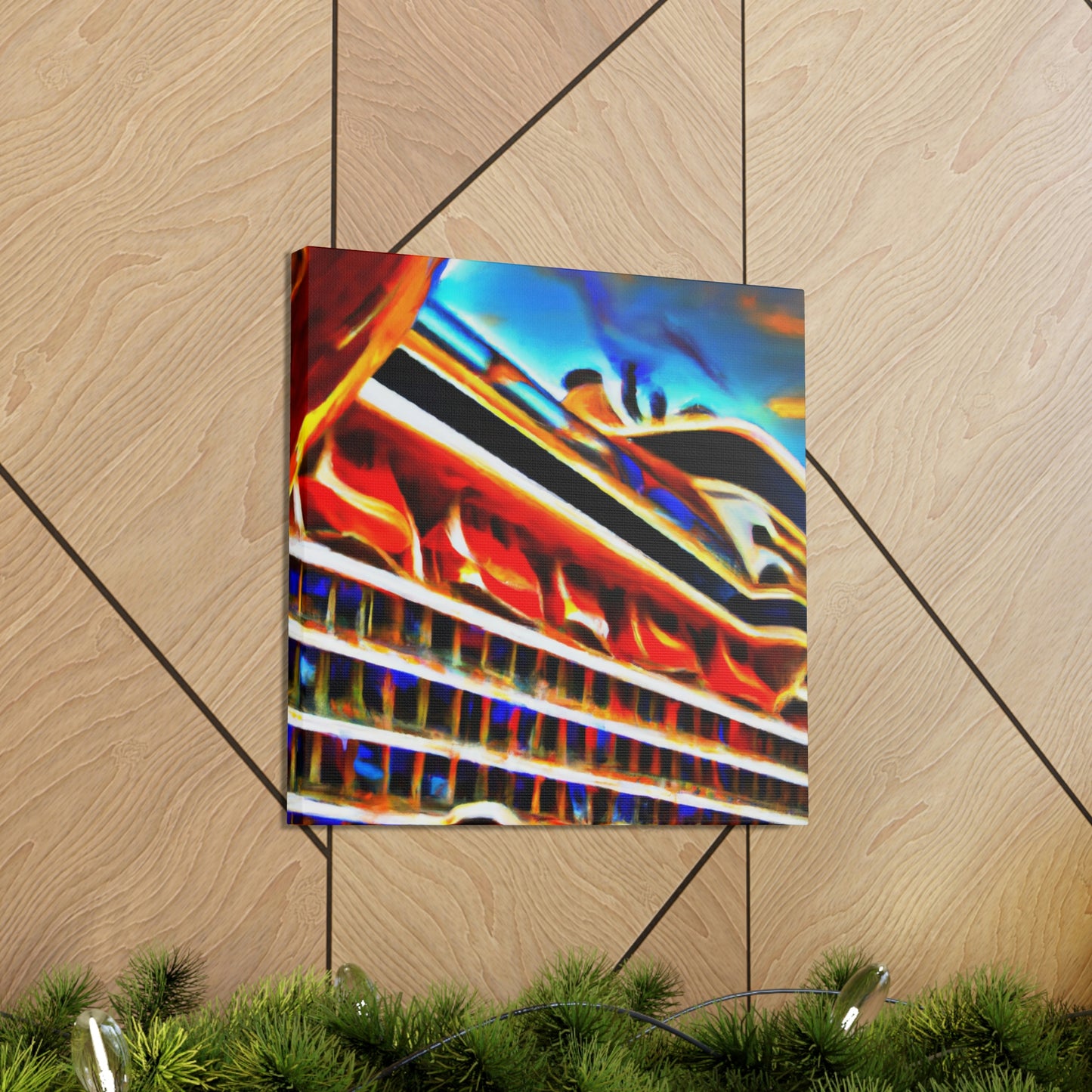 "Cruise Ship Haze Dream" - Canvas