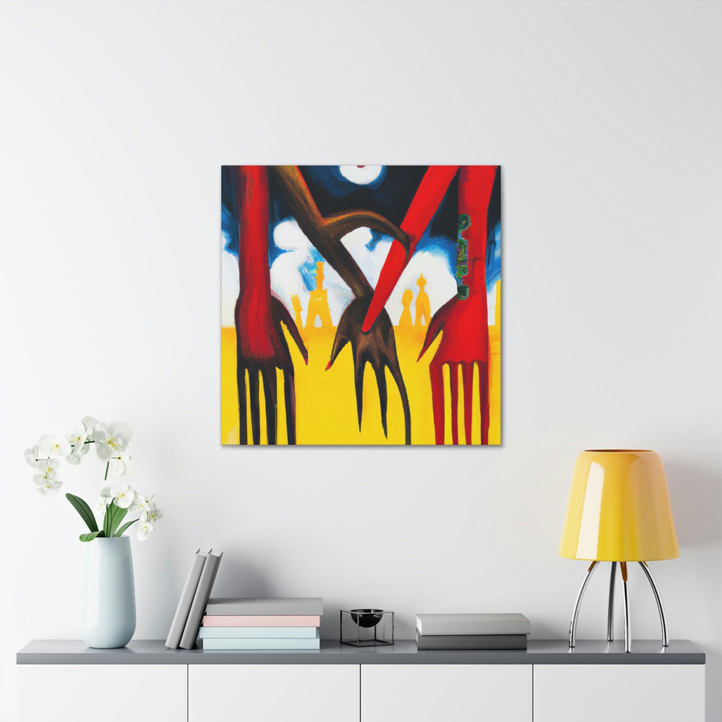 Unity in Hands Hold - Canvas