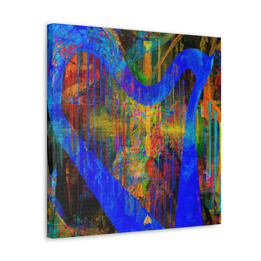 Harp in Expressionism - Canvas