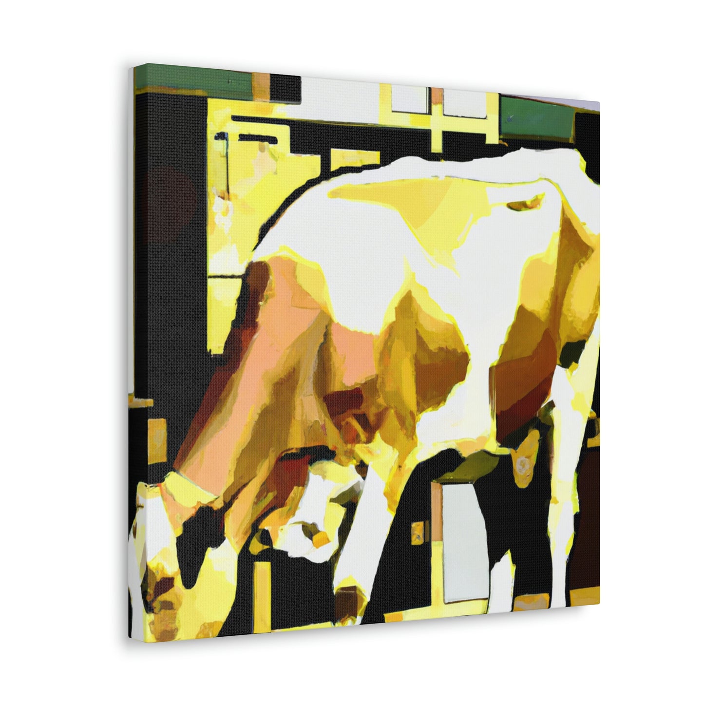 "Jersey Cow in Jazz." - Canvas