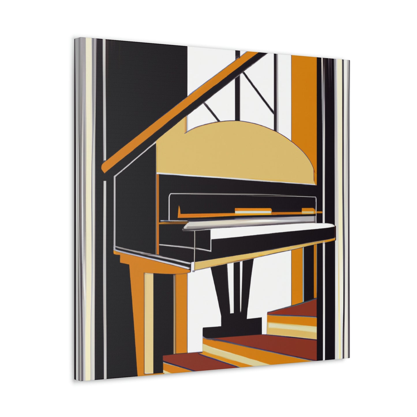 Piano's Artistic Lilt - Canvas