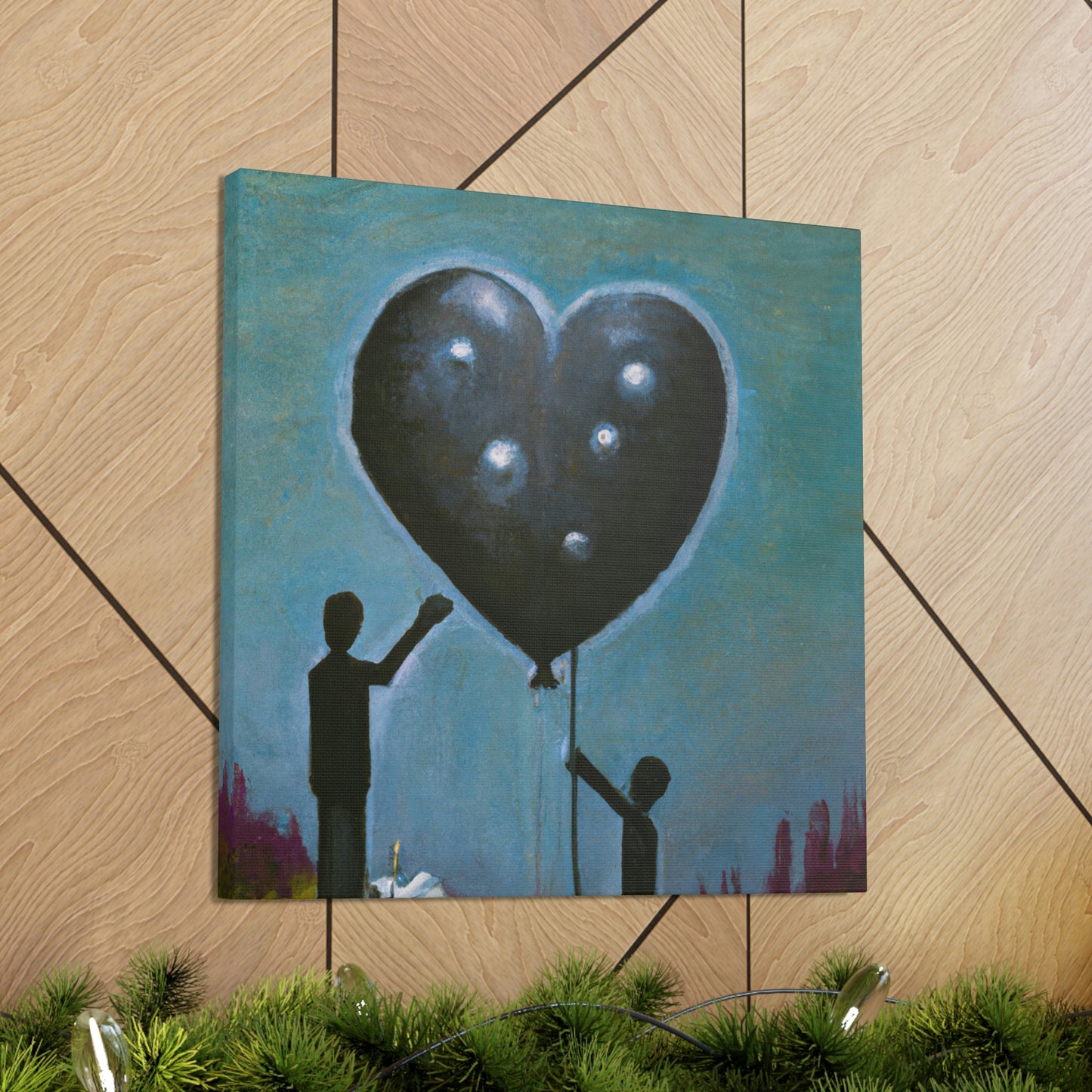 "Heart Floats Away Dreaming" - Canvas