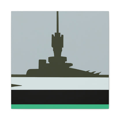 "Battleship Minimalism" - Canvas