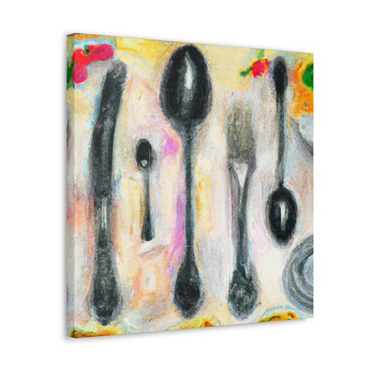 "Silverware in Expressionism" - Canvas