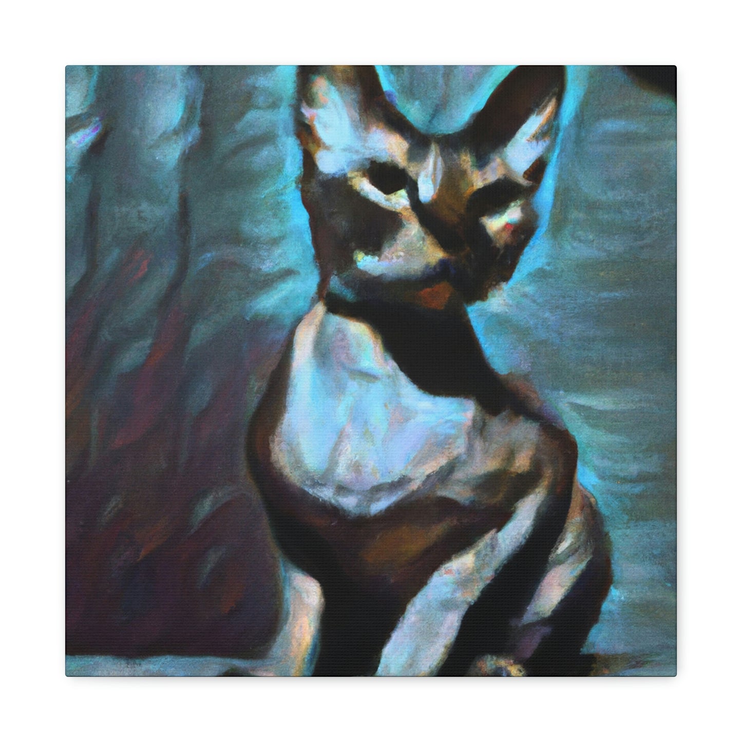 Feline Fauvist Fantasy - Canvas