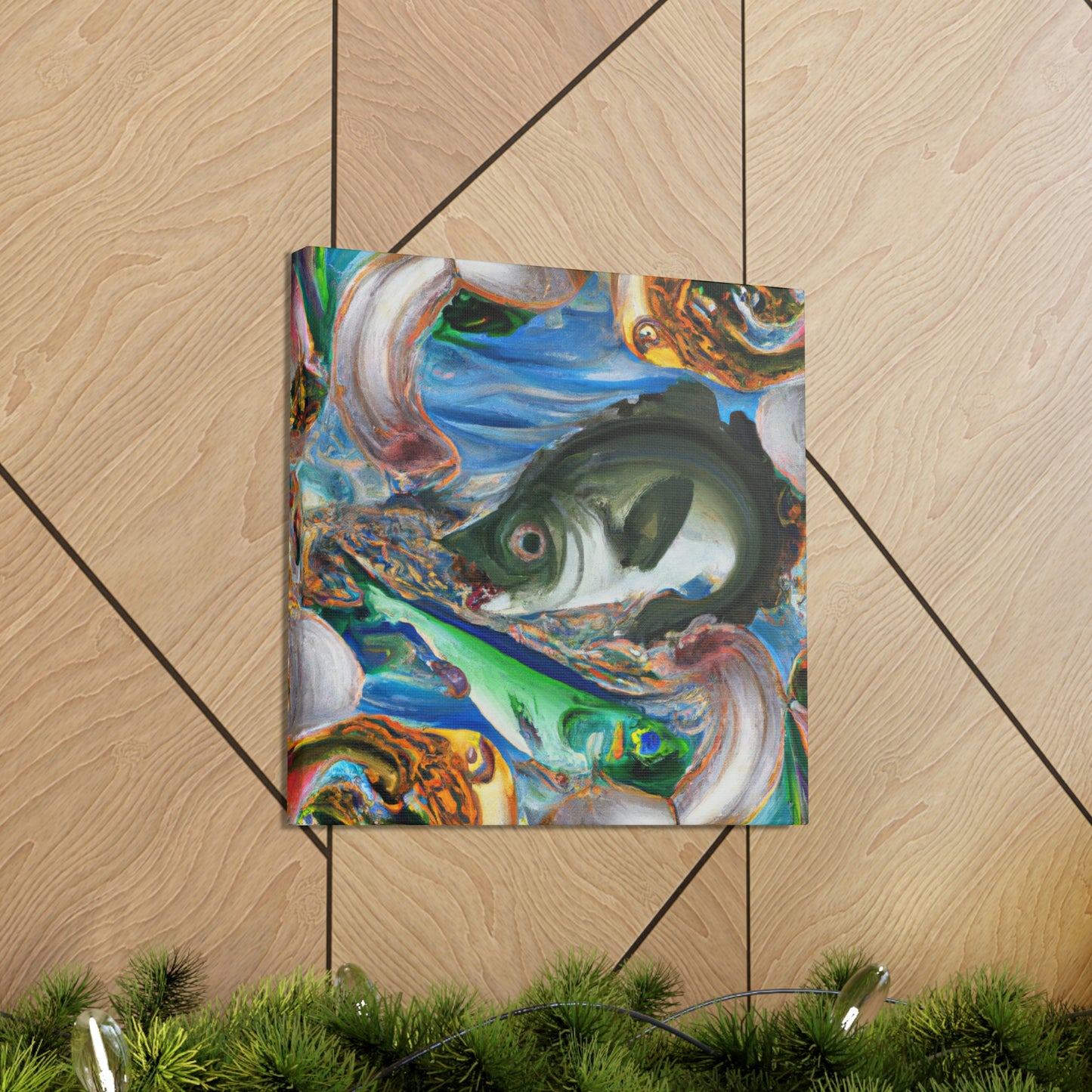 Walleye Dreamscape Scene - Canvas