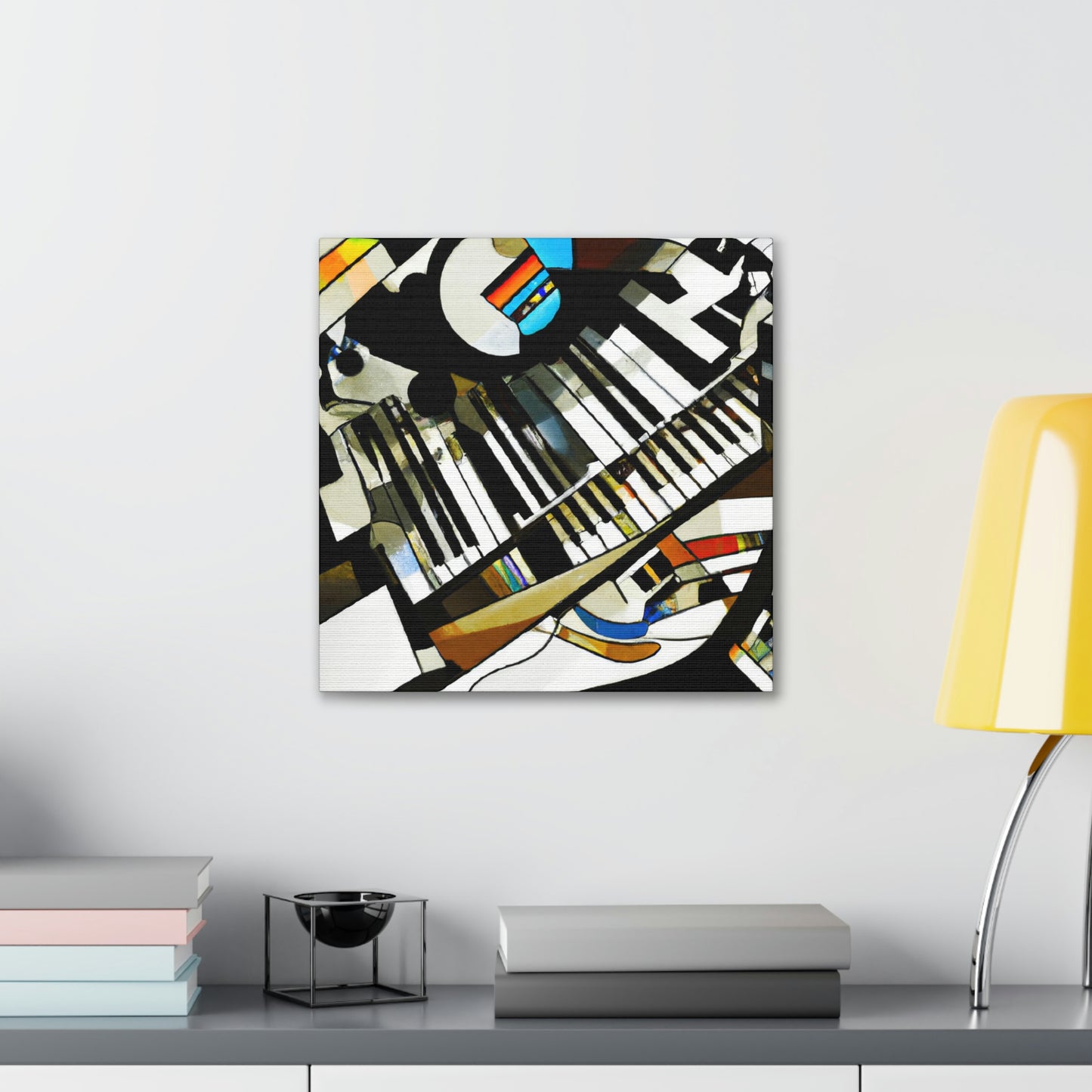 "Piano Sonata in Blue" - Canvas