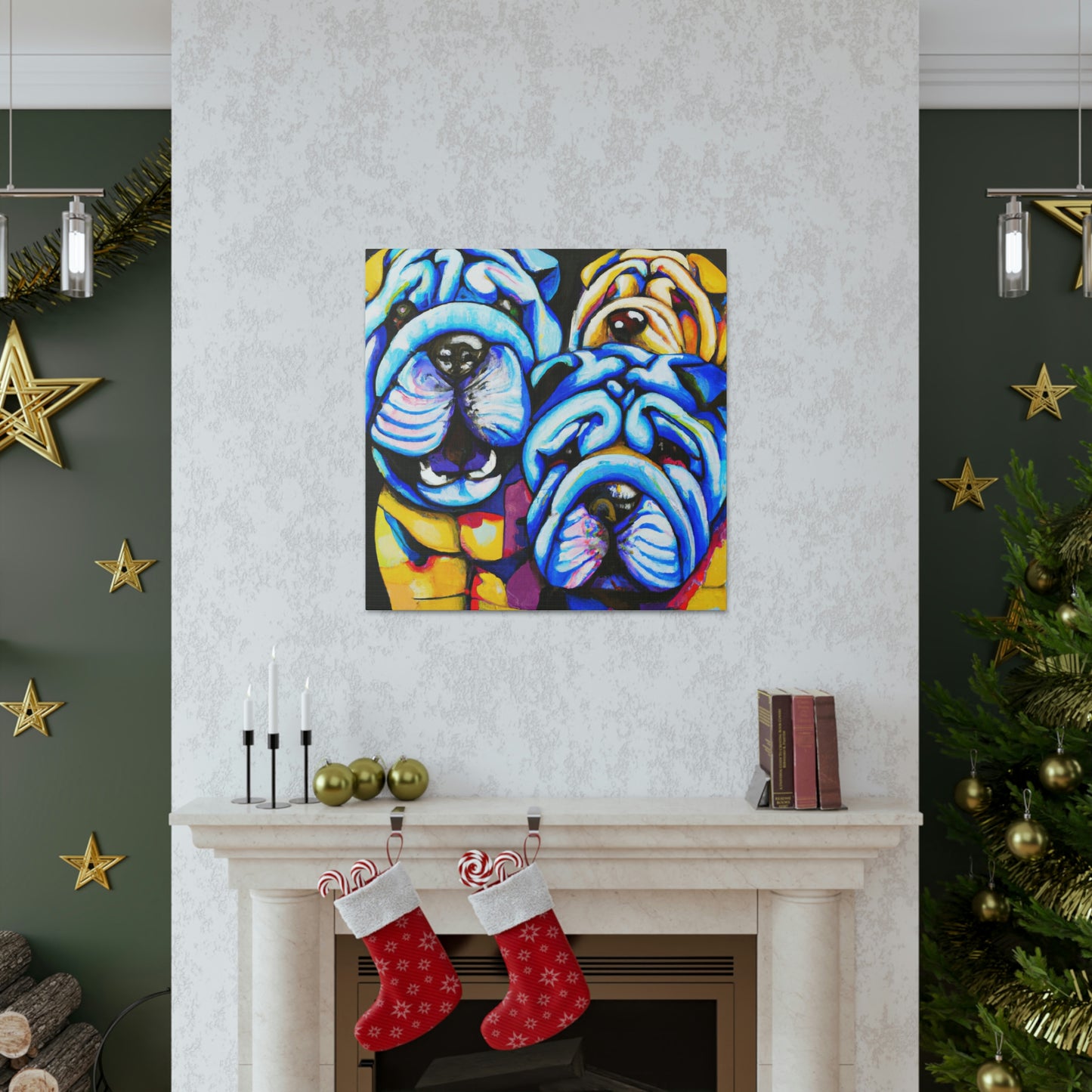 "Shar Pei Abstract Dream" - Canvas