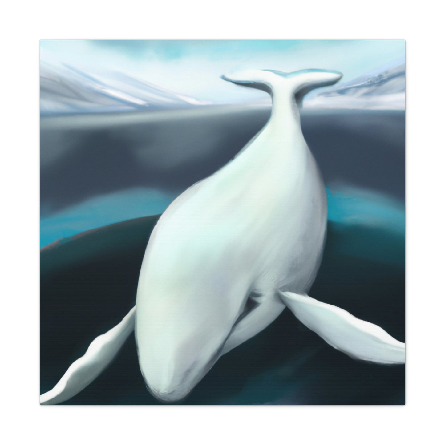 "Bowhead Whale Migration" - Canvas