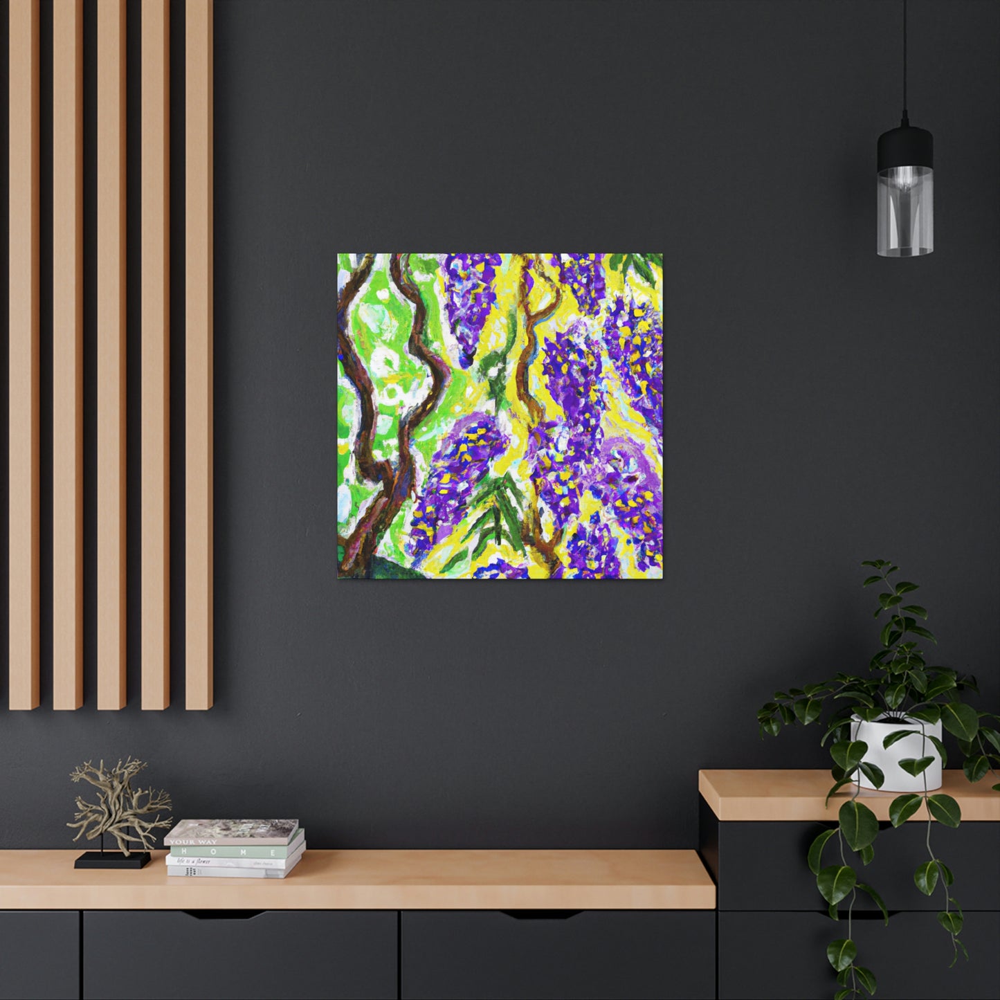 "Wisteria Eden Bloomed" - Canvas