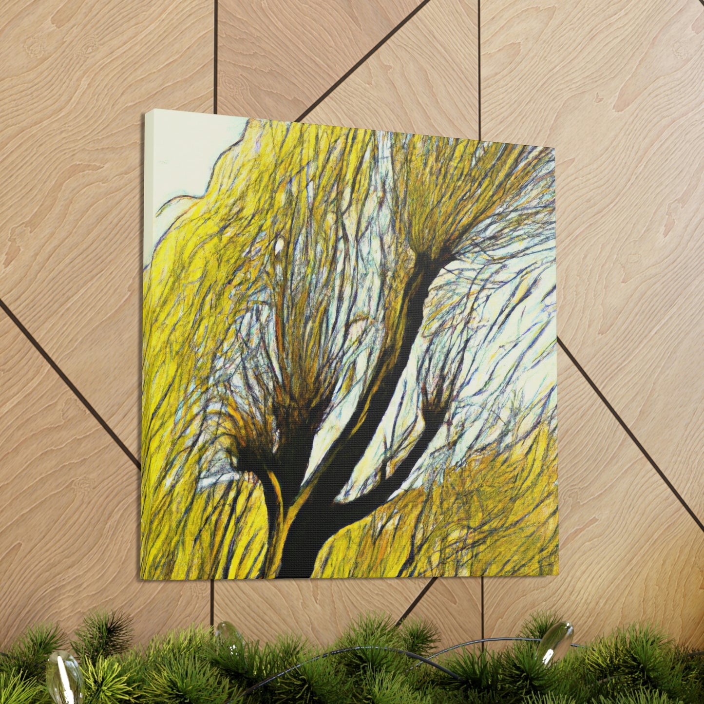 "Willow Tree Reminiscence" - Canvas