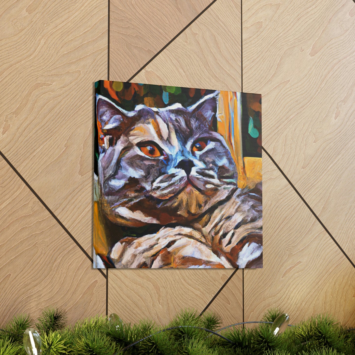 British Shorthair Impression - Canvas