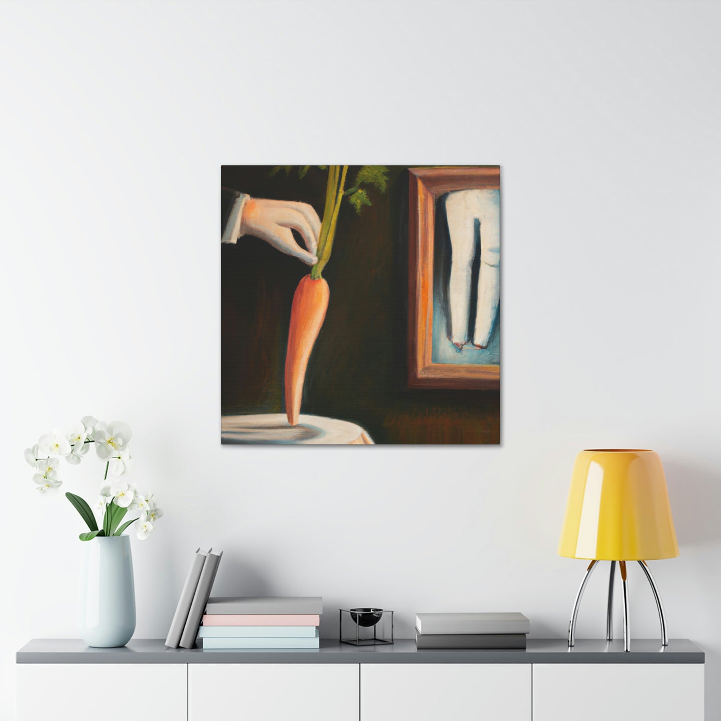 "Carrot Abstract Surrealism" - Canvas