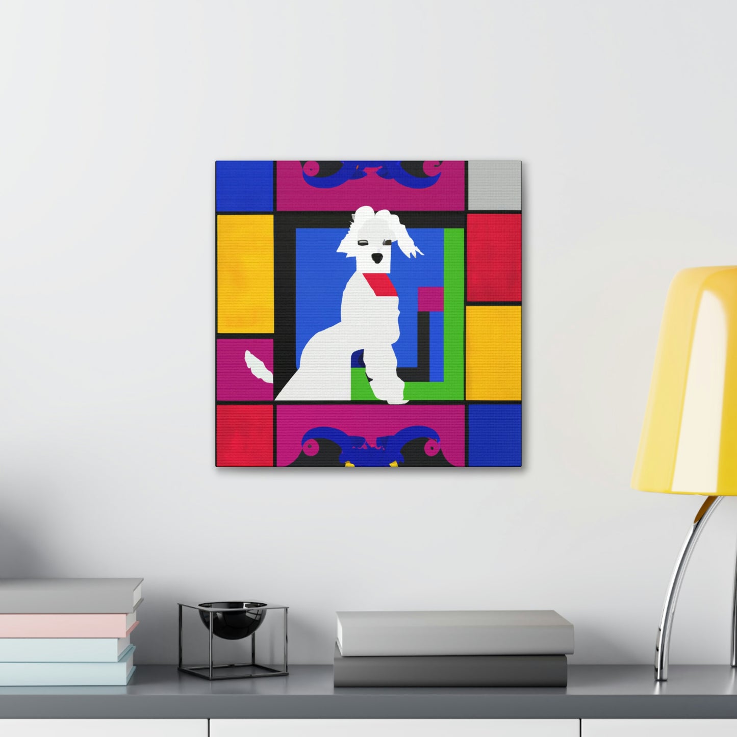 Maltese Puppy Portrait - Canvas