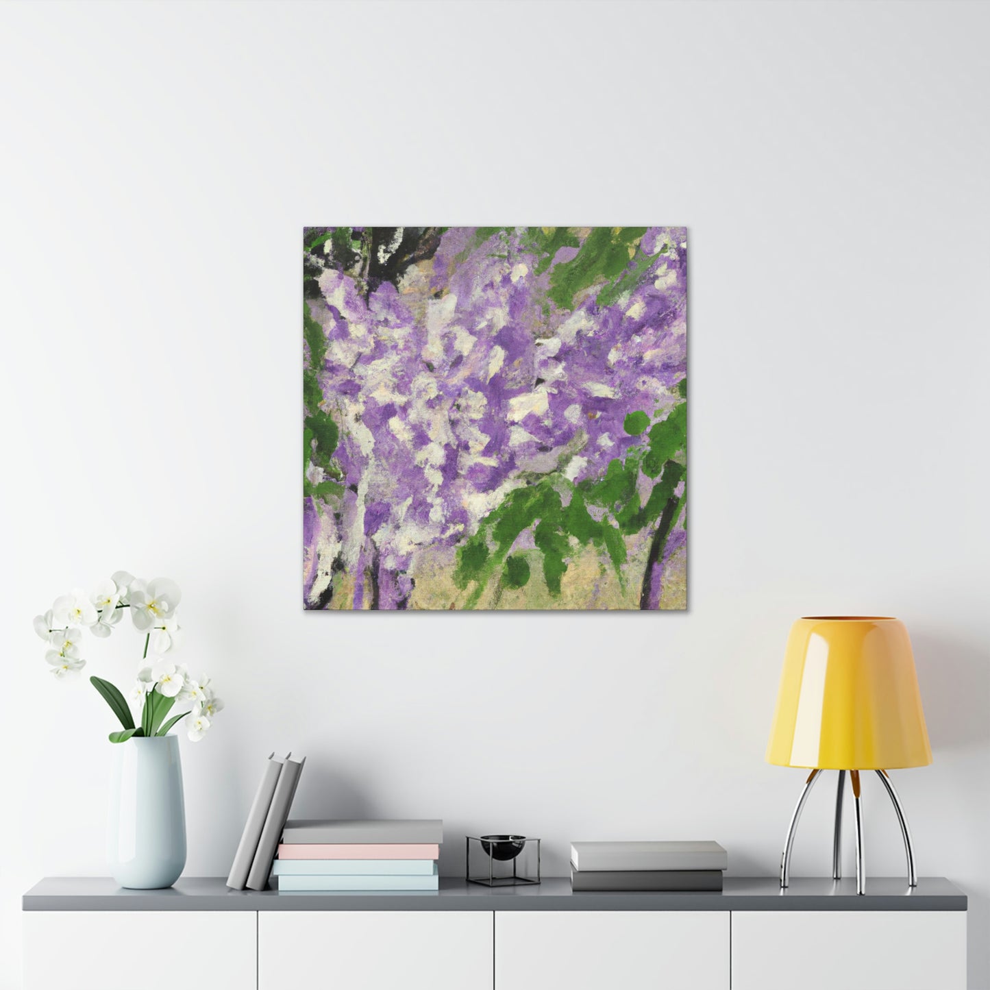 Lilac In Expressionism - Canvas