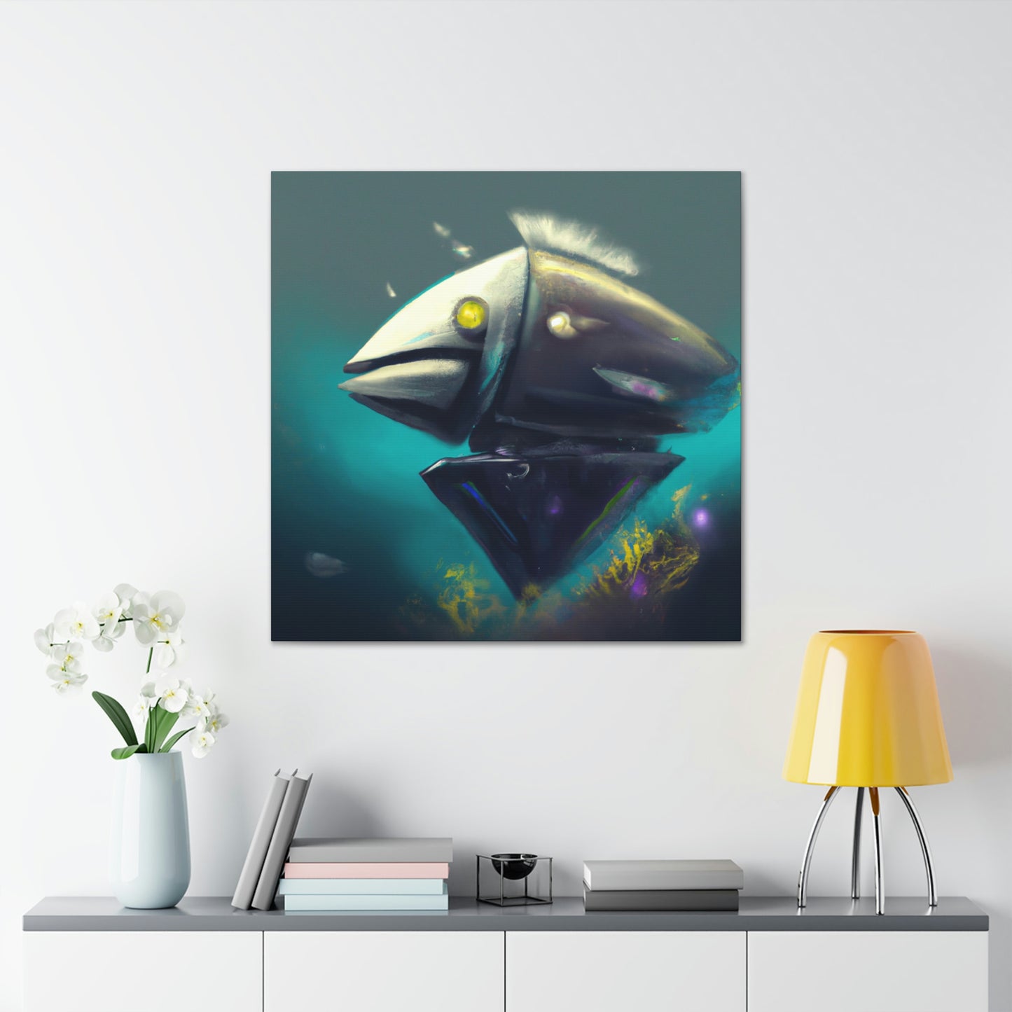 Fish of Simplicity - Canvas