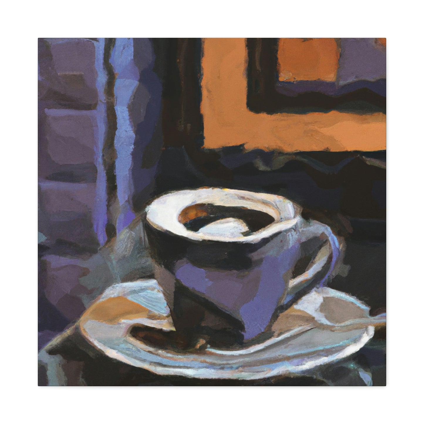 "Cup of Morning Bliss" - Canvas