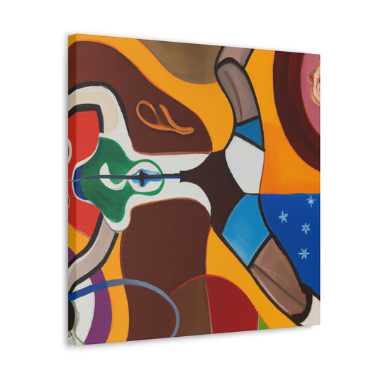 Hockey in Art Deco - Canvas