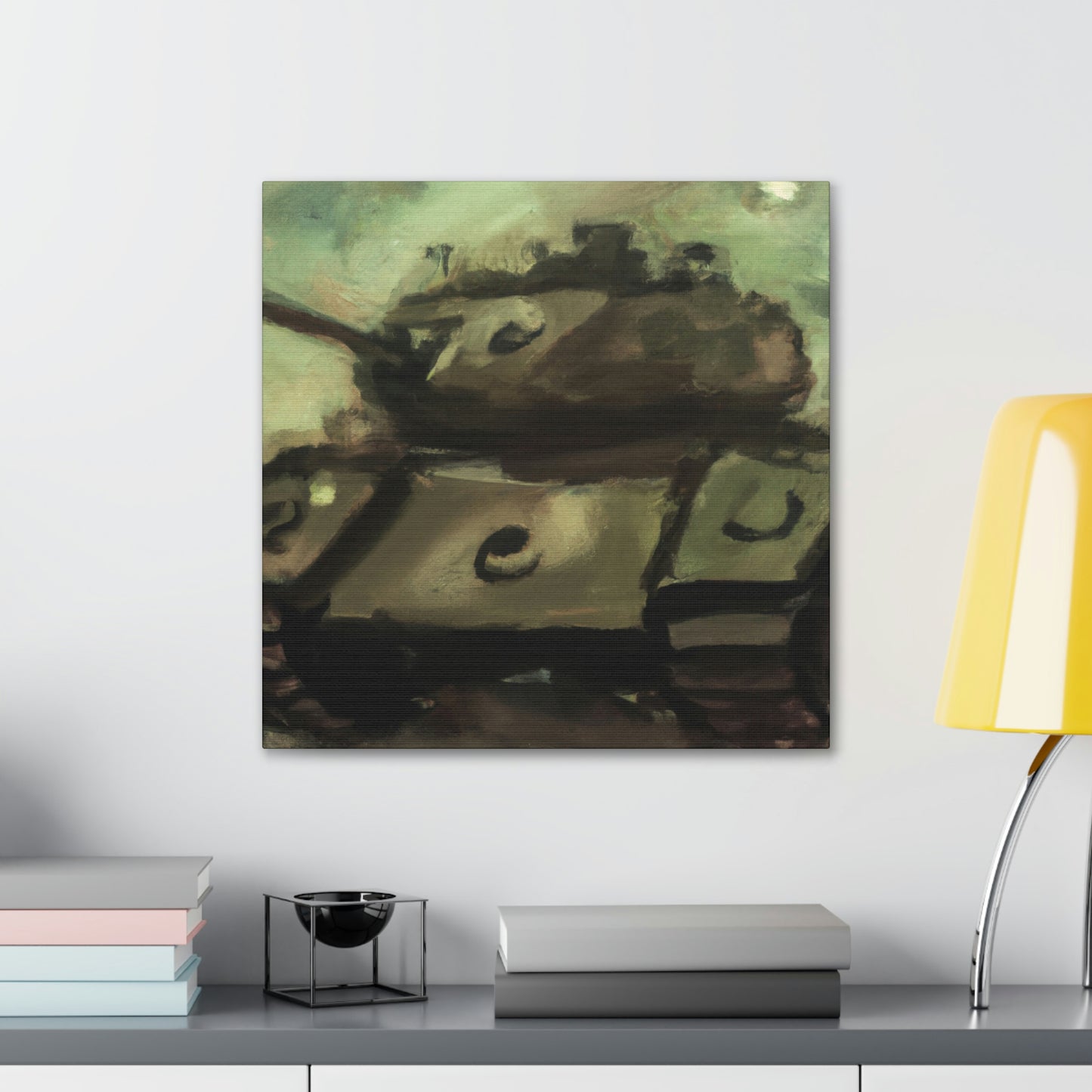 "Turret In Turmoil" - Canvas